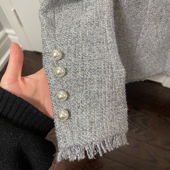 Pearl and sparkly tweed blazer - Picture 7 of 7